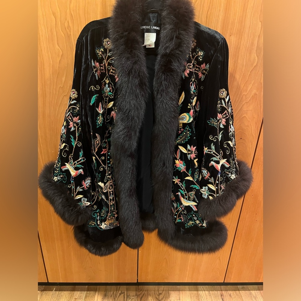 Adrienne Landau Vintage  jacket from the Tapestry Collection .